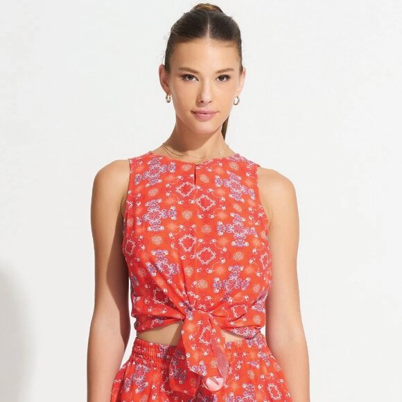 Morrato Bali Tops - Morrato Bali Brand, Calandra Sleeveless Top Crystal Tigerlily